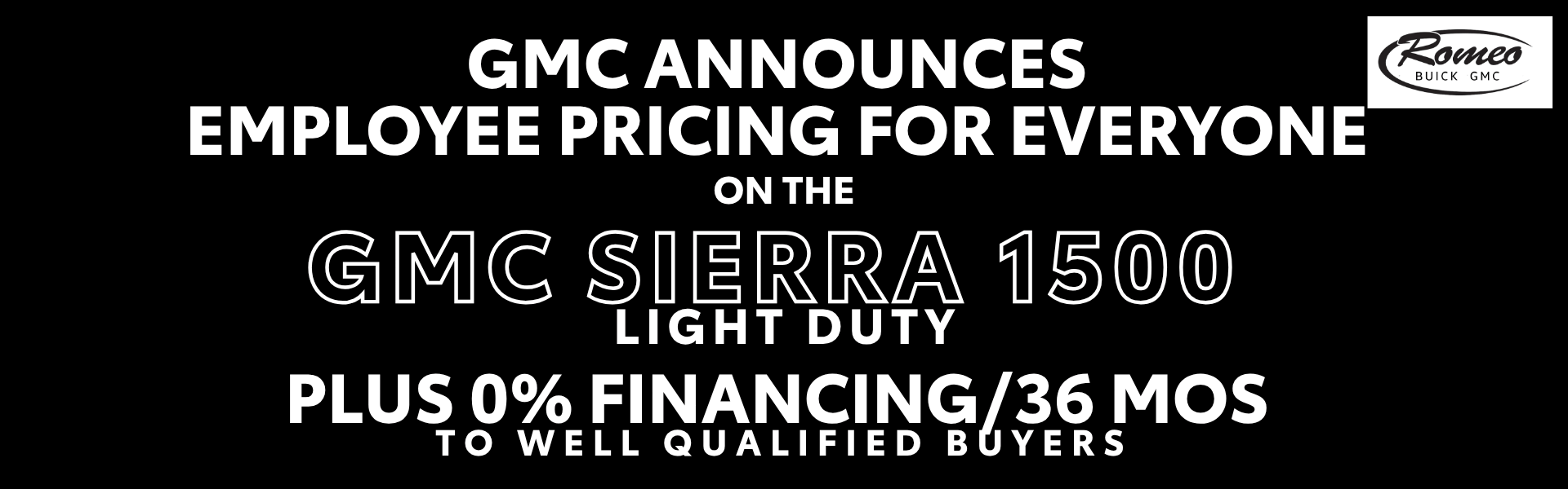 Employee Pricing GMC Sierra 1500 