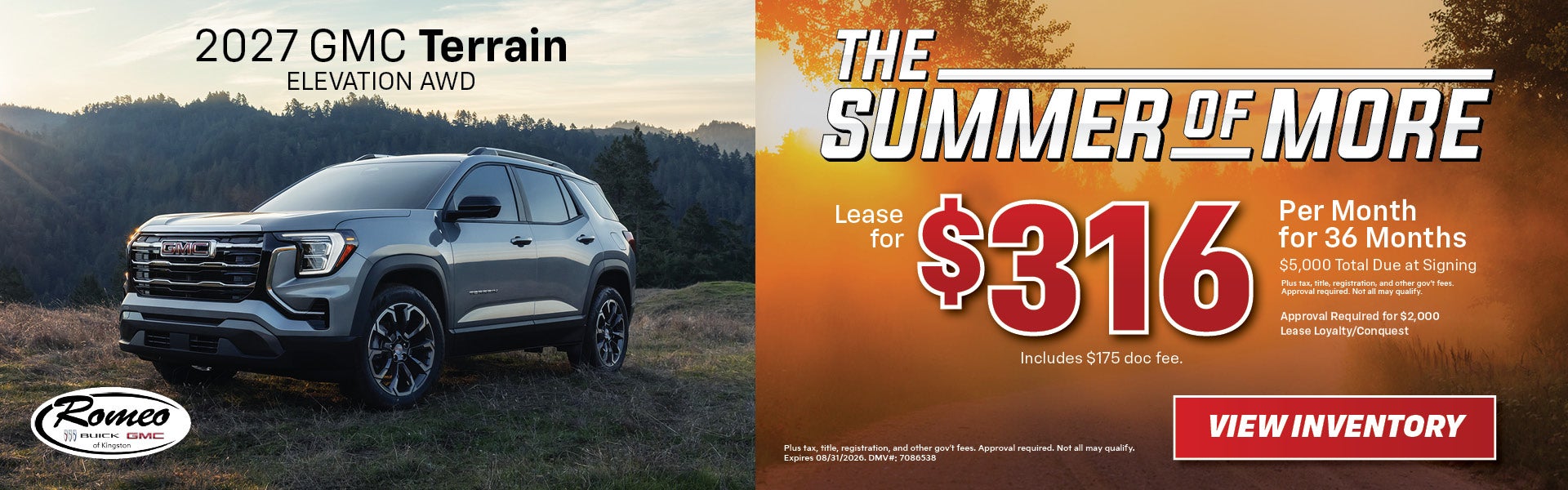 The Summer of More - 2026 GMC Terrain - Elevation AWD